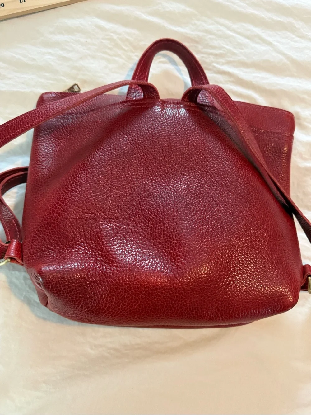 Portland Leather Backpack EUC 0942